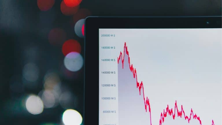 Computer screen: Trading and risk management