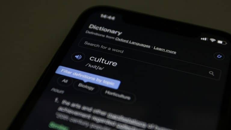 Using a smartphone to explore the term 'culture', its definition, and meaning