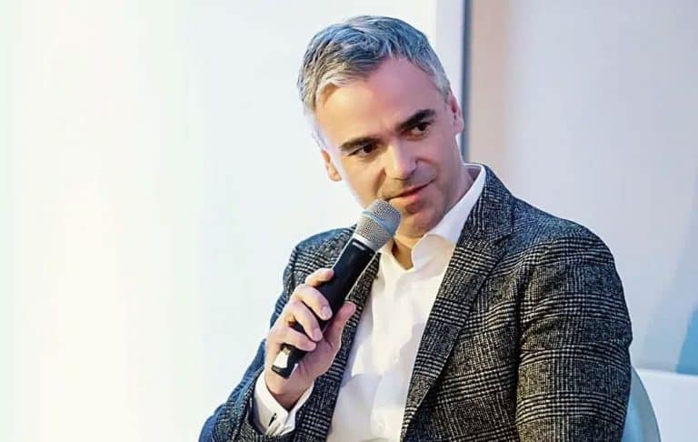 Chairman Mike Flache at a panel discussion on digital transformation